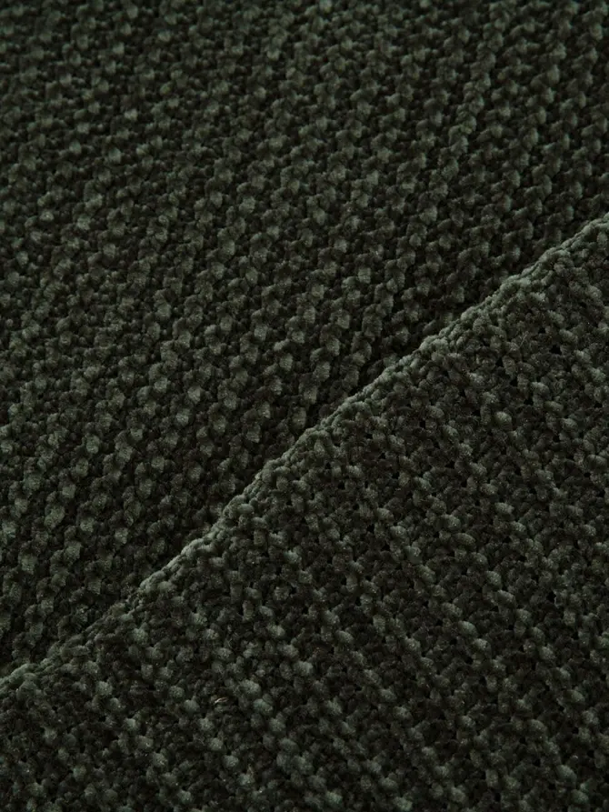 Koc CHENILLE szenilowy zielony 130x170 cm