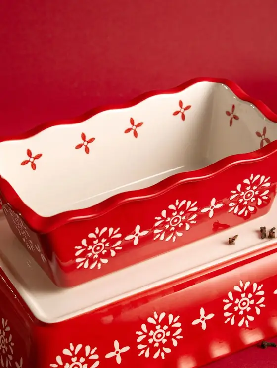 Naczynie do zapiekania BAKIN ceramiczne prostokątne 24x14x8 cm