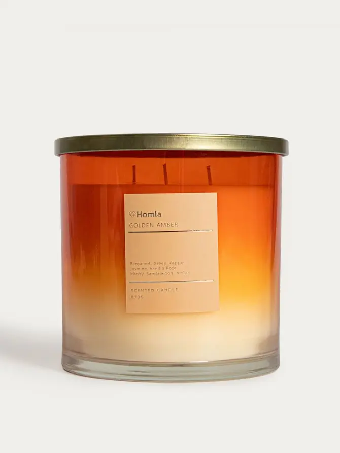 Świeca zapachowa VELUMA Golden Amber 870 g