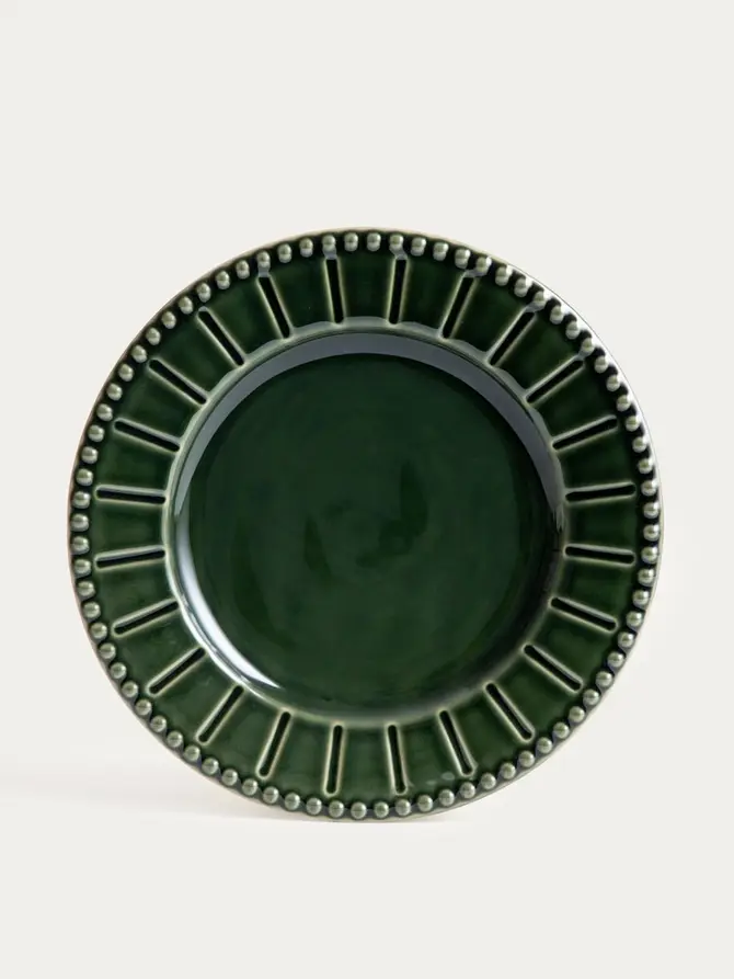Zestaw talerzy KOBBI deserowych zielonych, 21,5 cm 4 szt.