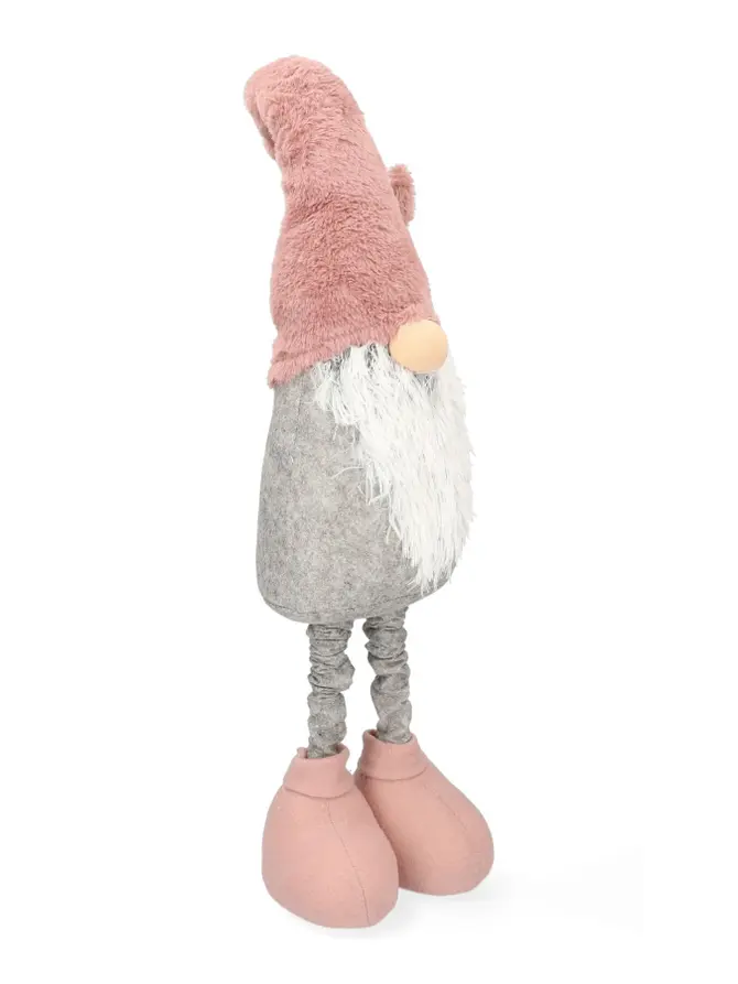 Skrzat KALLE krasnal różowy z teleskopowymi nogami 112 cm