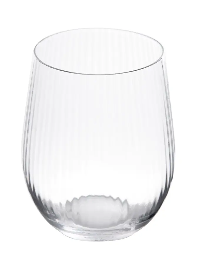 Szklanka LYNN ryflowana transparentna 0,55 l