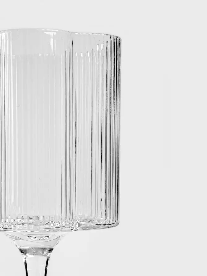 Kieliszek LINEETTA ryflowany na wino 0,2 l