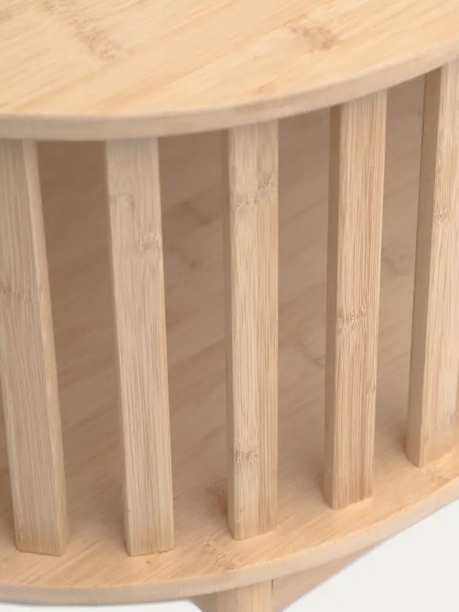 Stolik kawowy LEMN bambusowy 100x48x45 cm