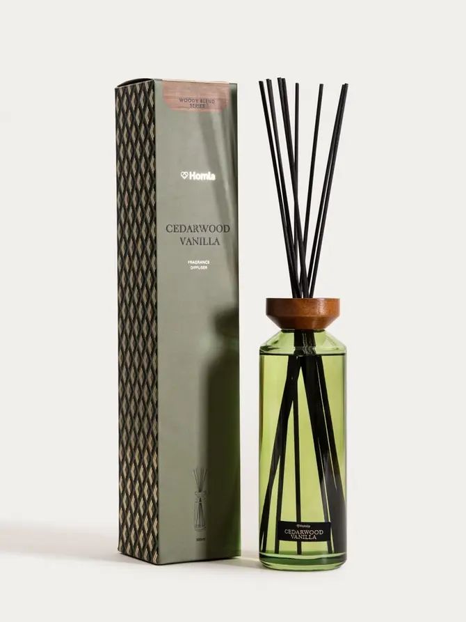 Dyfuzor zapachowy WOODY BLEND Cedarwood Vanilla 500 ml