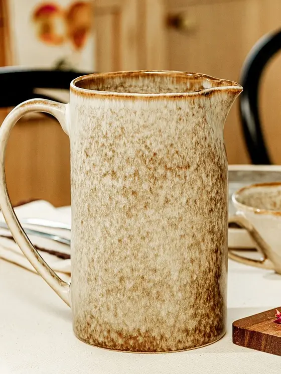 Dzbanek DAREL wysoki beżowy 1,7 l