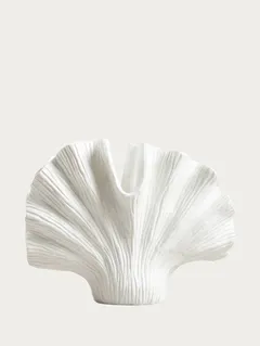 wazon modern hamptons w kształcie muszli