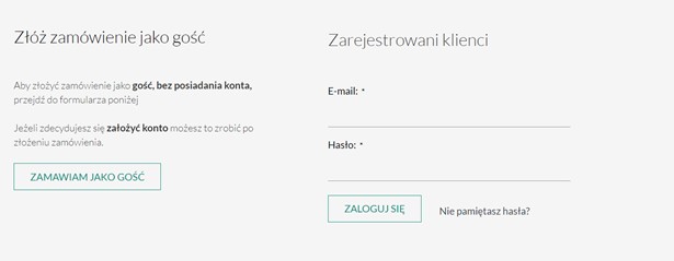 Składanie zamówienia