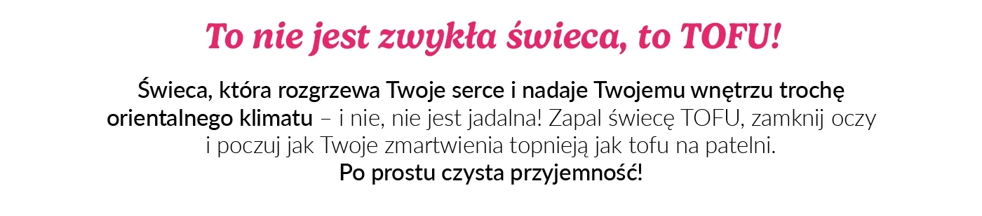 Świeca zapachowa TOFU Midnight Floral 190 g
