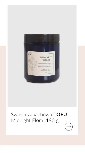 Świeca zapachowa TOFU Midnight Floral 190 g