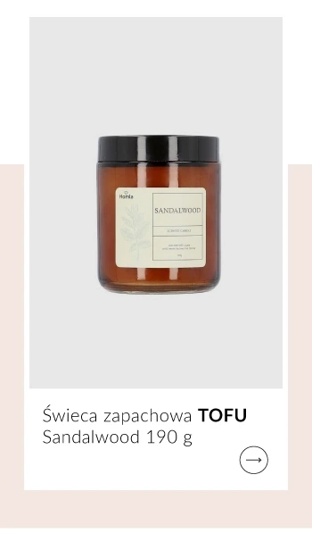 Świeca zapachowa TOFU Sandalwood 190 g