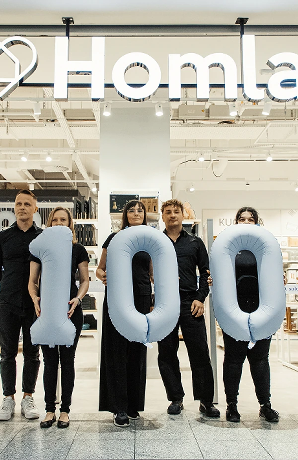 100 salonów Homla